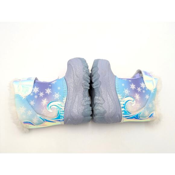 Disney's Frozen 2 Anna & Elsa Toddler Girls Faux Fur Winter Boots Size US5D EU20 - Picture 7 of 11